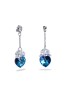 Lootkabazaar Korean Made Swarovski Drop Earring For Women (KHMSSJDES111811)